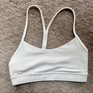 Lululemon Flow Y bra white size 4